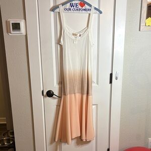 NWOT Ombre Urban Mangoz Slim fitting Maxi Style Dress